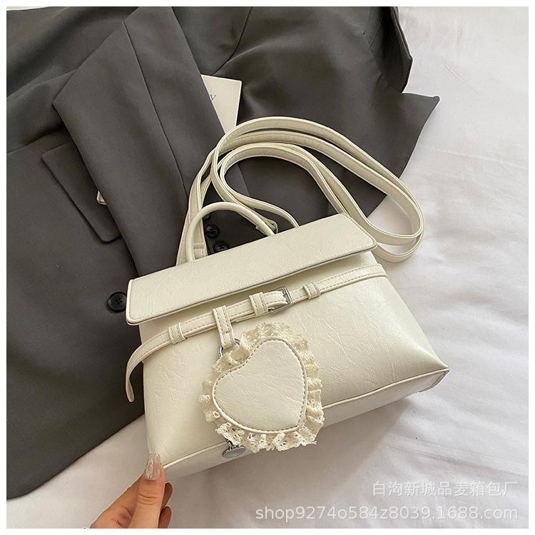 

Retro fashion handbag large capacity women s backpack simple pu trend niche design women s bag белый