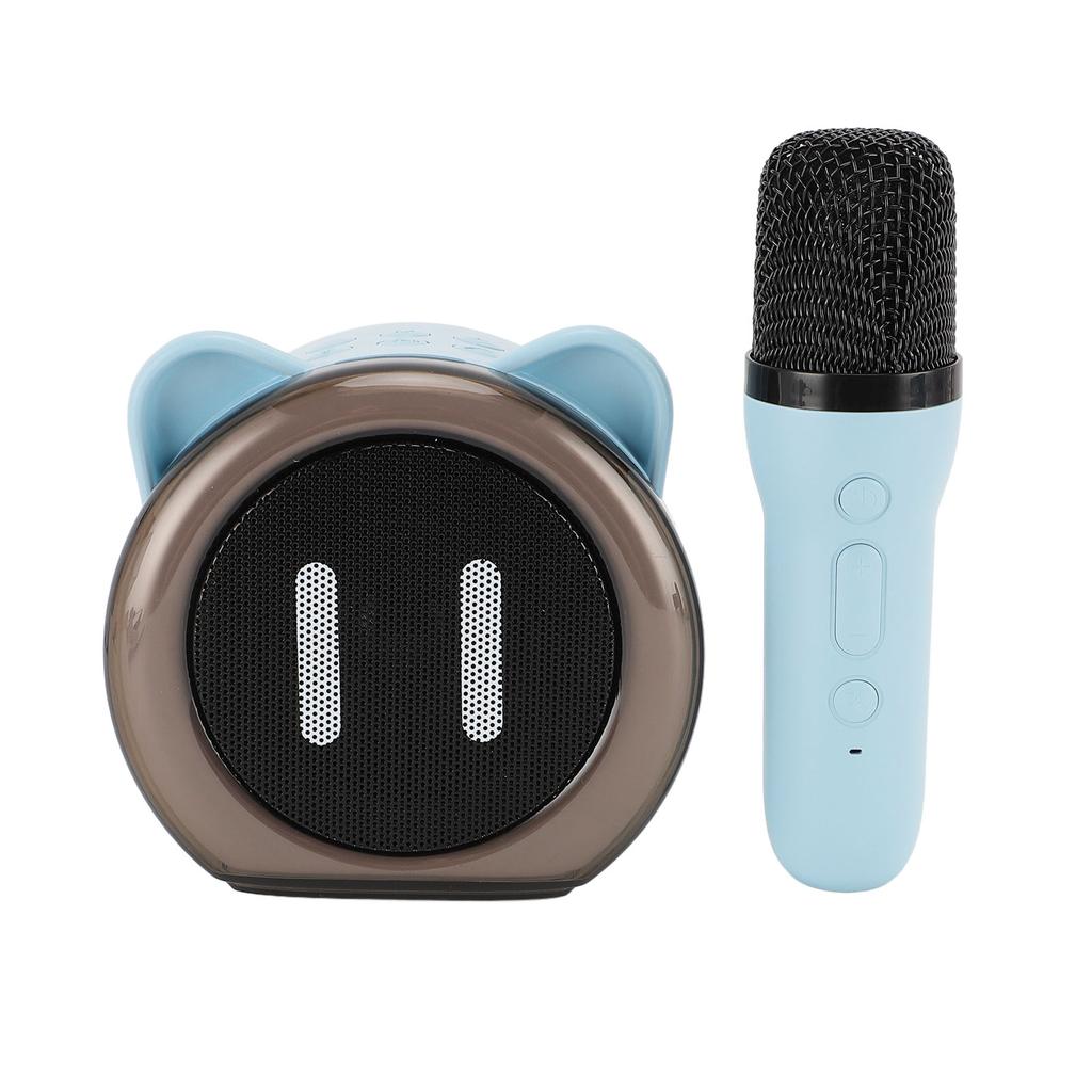 Wireless Speaker Microphone Combo BT HD Sound Portable Karaoke Machine for Home Party Gathering