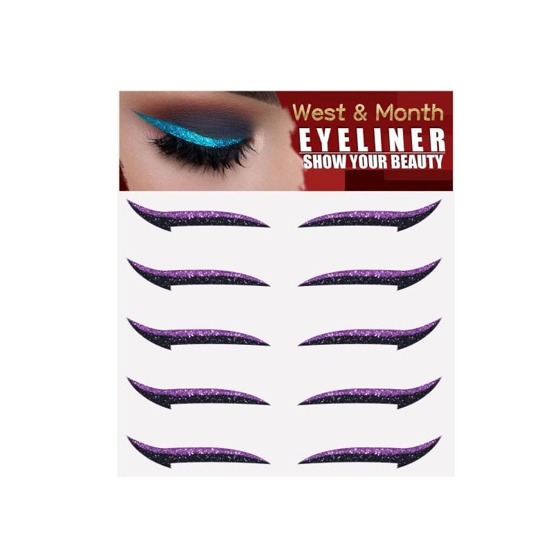 

Shadow Stickers Eye Five Pair Set In Chic Colors Perfect For Party Performance And Purple