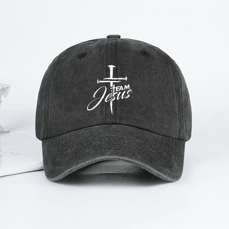 One Jesus Washed Baseball Cap Unisex Breathable Adjustable Sun Hat Casual Hat Fishing Camping Fashion Headwear
