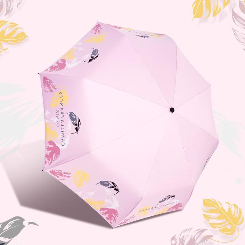 Red Leaf Show 3-Fold UV Protection Umbrella