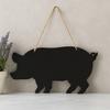 Chalkboard Pig-Shaped Sign
