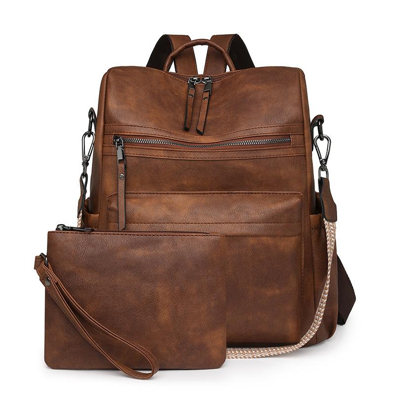 Retro Bags, Women's Large-capacity Backpacks, Multi-functional Women's Backpacks, Women's Bag Sets
