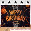 High-definition Printed 2D Flat Banner, Suitable for Basketball-themed Birthday Celebration events.XY