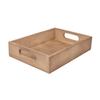 Plateau en bois, FSC 100%, nature, 24x17x5cm