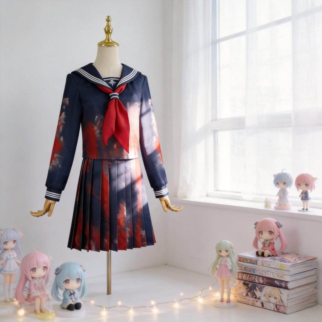 Silent Hill F Shimizu Hinako Cosplay Costume With Chenille Fabric For Anime Conventions And Gaming Fans