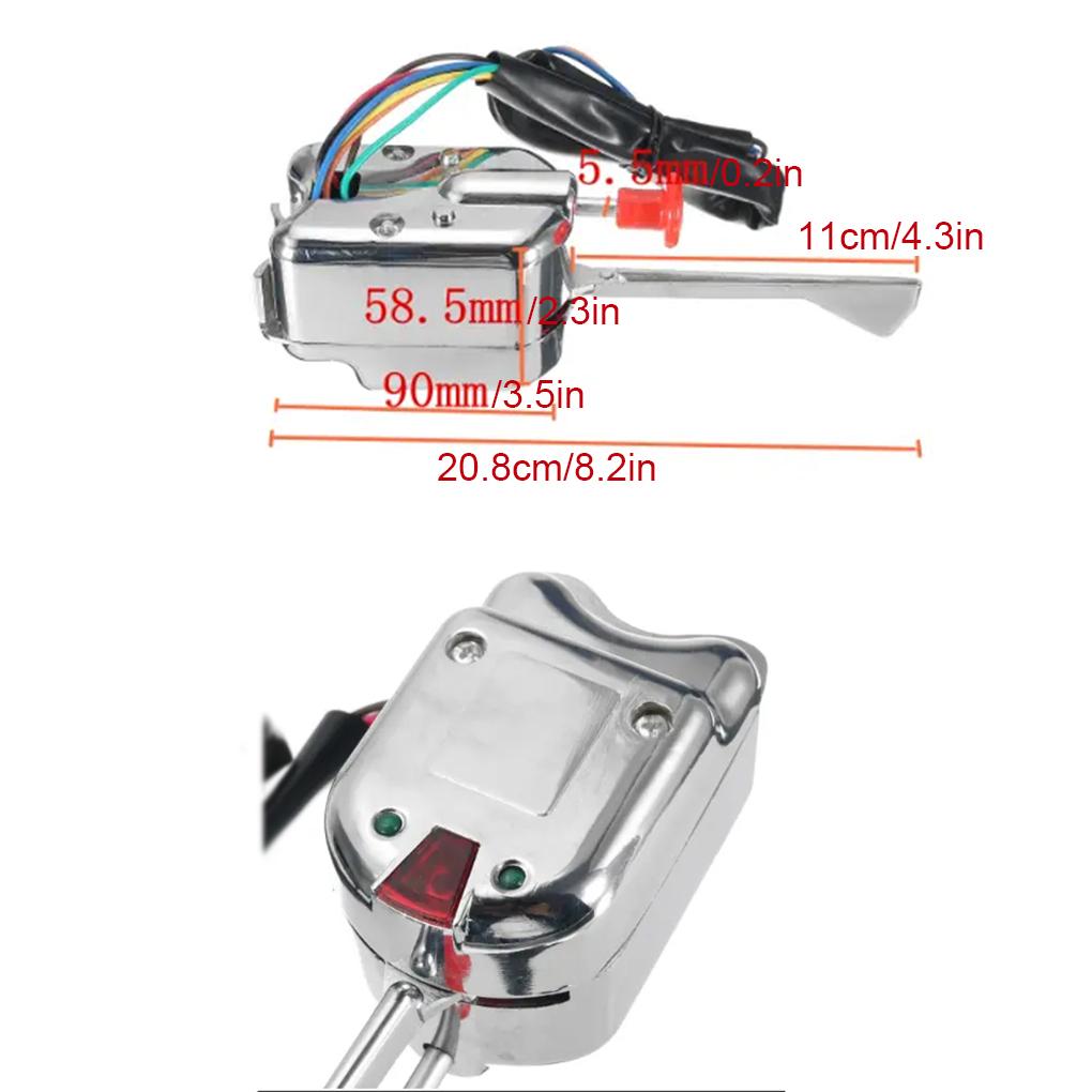 12V Universal Street Ho-t Rod Turn Signal Switch Signal Switch Switch Turn Signal Switch Comfortable with Flasher