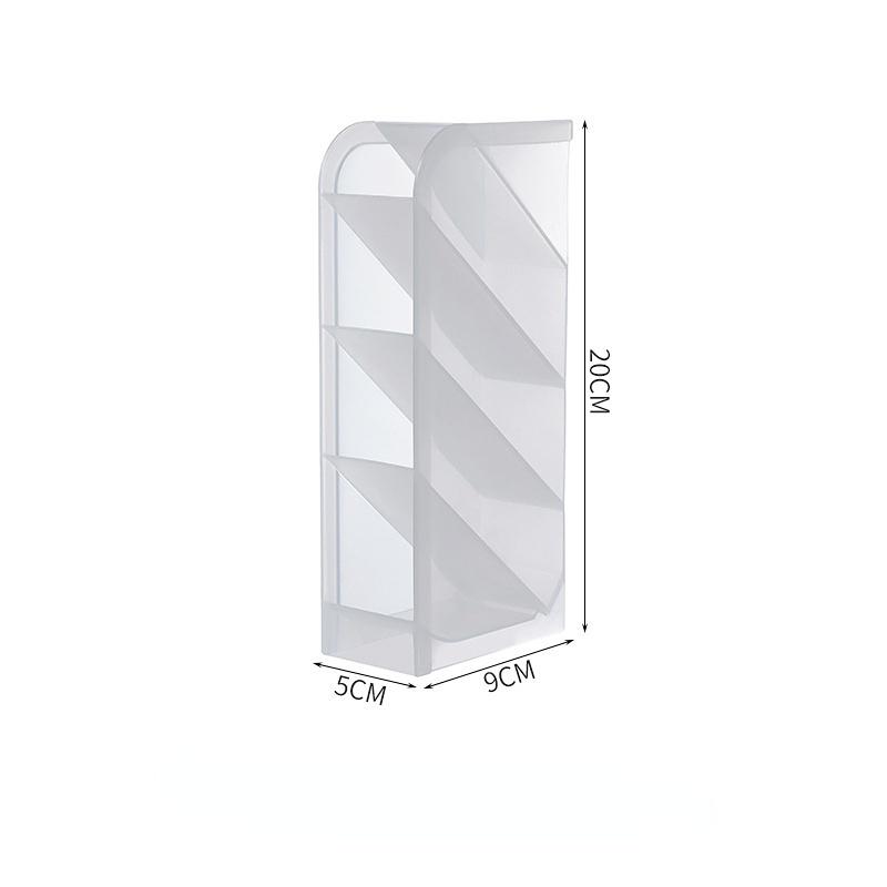 

Минималистский наклонный держатель для ручек, ящик для хранения, органайзер, прозрачный, креативный, простой, для офисного стола, для студентов, канцелярские принадлежности