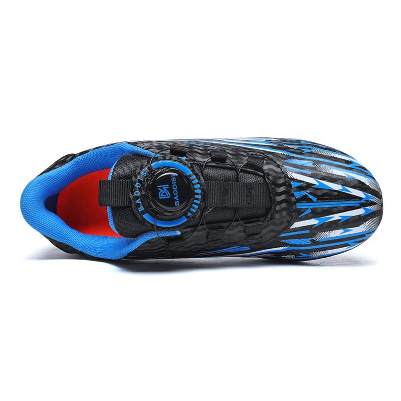 Fotbollsskor för barn med roterande spänne och dobbar Fotbollsskor för pojkar Barns fotbollsskor Konstgräs Fotbollsskor