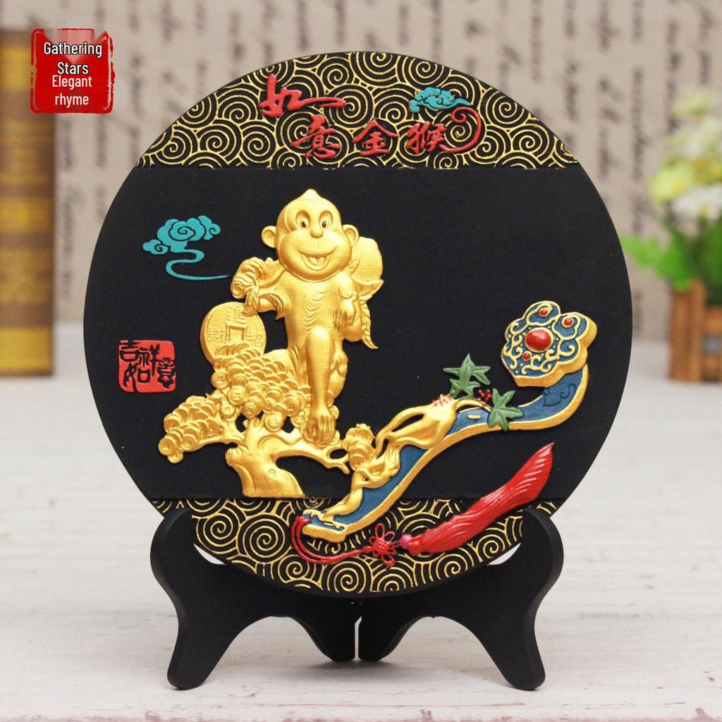 Yellow Crane Tower Scenic Handcrafted Ornaments - Custom Creative Business Gifts