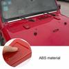 Red Hood Hinge Door Hinges Cover Trim Upgrade Parts For Jeep Wrangler JK 2007-17