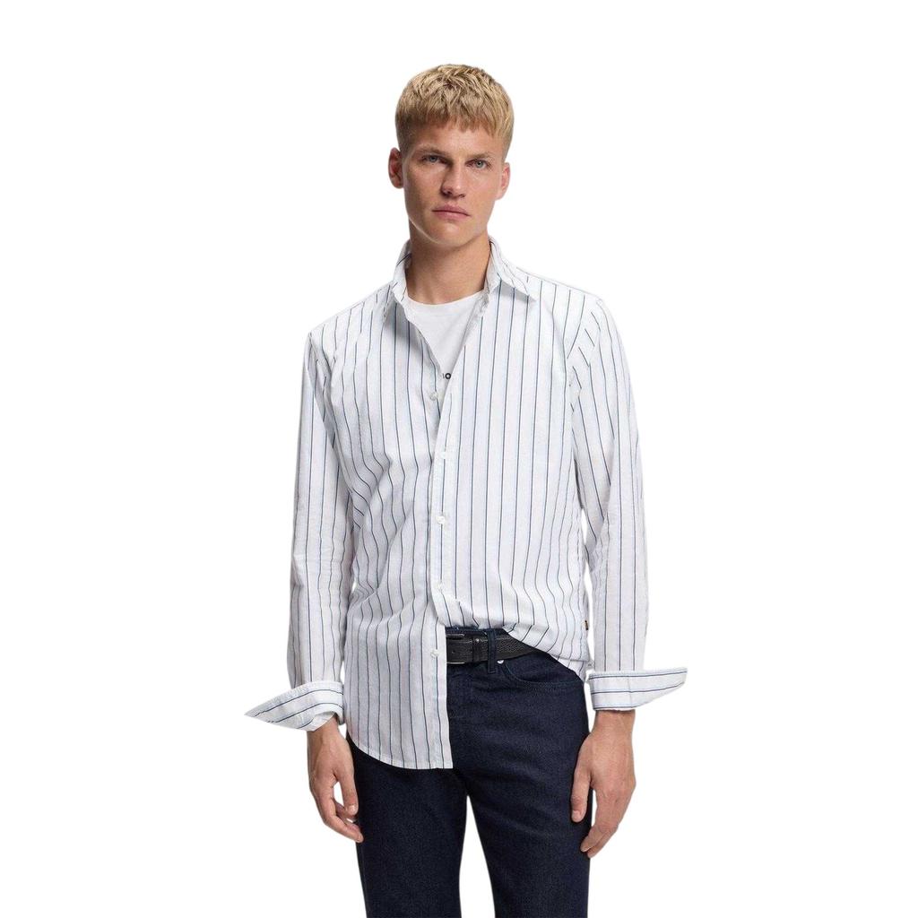 Boss Mens Striped Regular Shirt