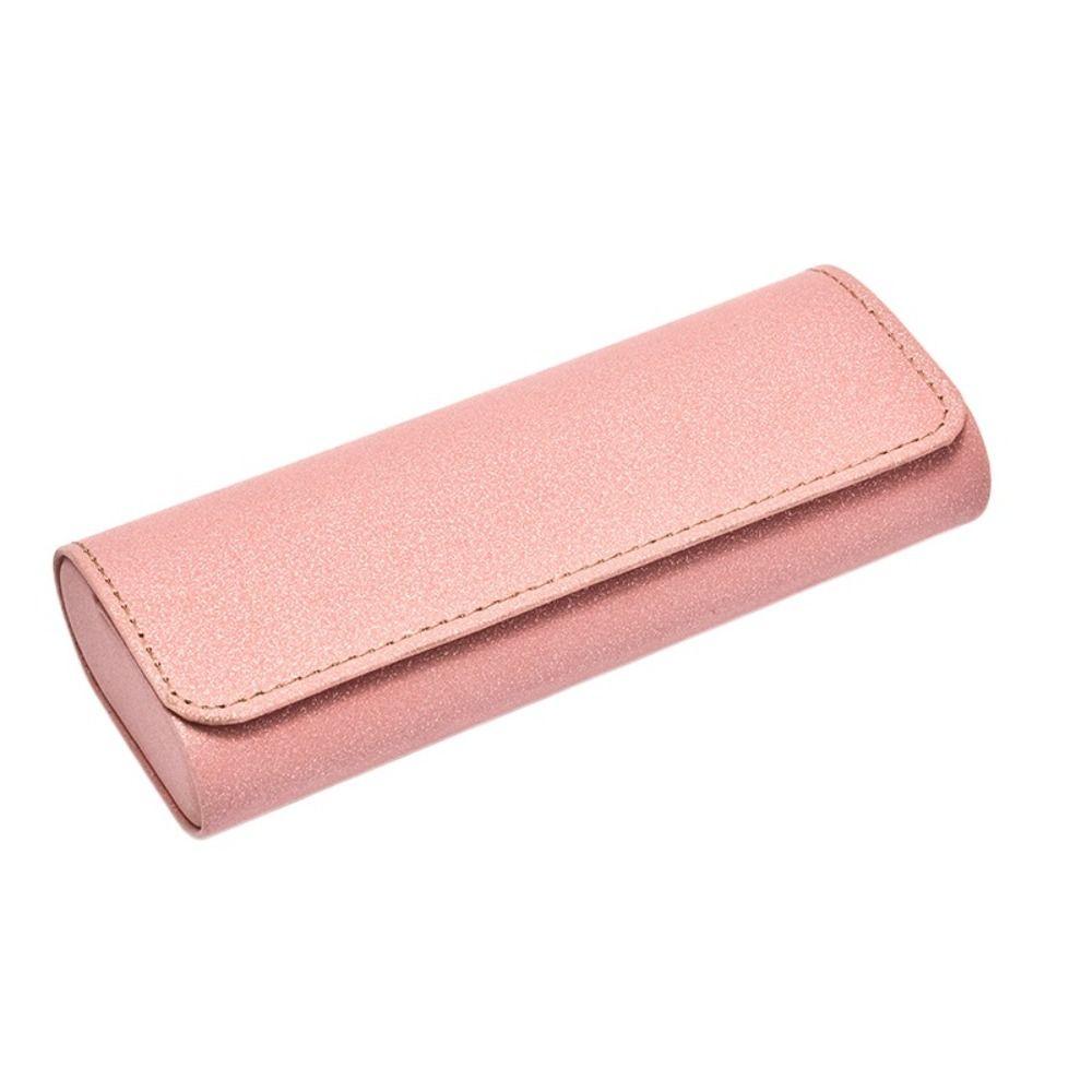Anti-fall Pressure PU Leather Glasses Box Reading Glasses Eyewear Protector Case  Female