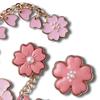 Crocs Smart Star Cherry Blossom Five-Piece Set Zinc Alloy Shoe Accessories Women Accessories Pink 10012962