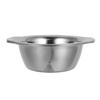 2 pièces Panier de lavage de légumes en acier inoxydable Grande capacité Passoire Passoire de cuisine Ronde Empilable Fruits Fruits Pâtes Riz