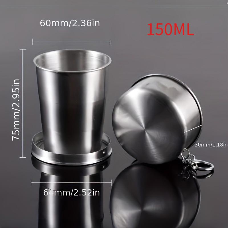 75/150/250ML Folding Cup Camping Cookware Retractable Cup Outdoor accessories Teacups Teaware Camp Utensils Tableware Folded Cup
