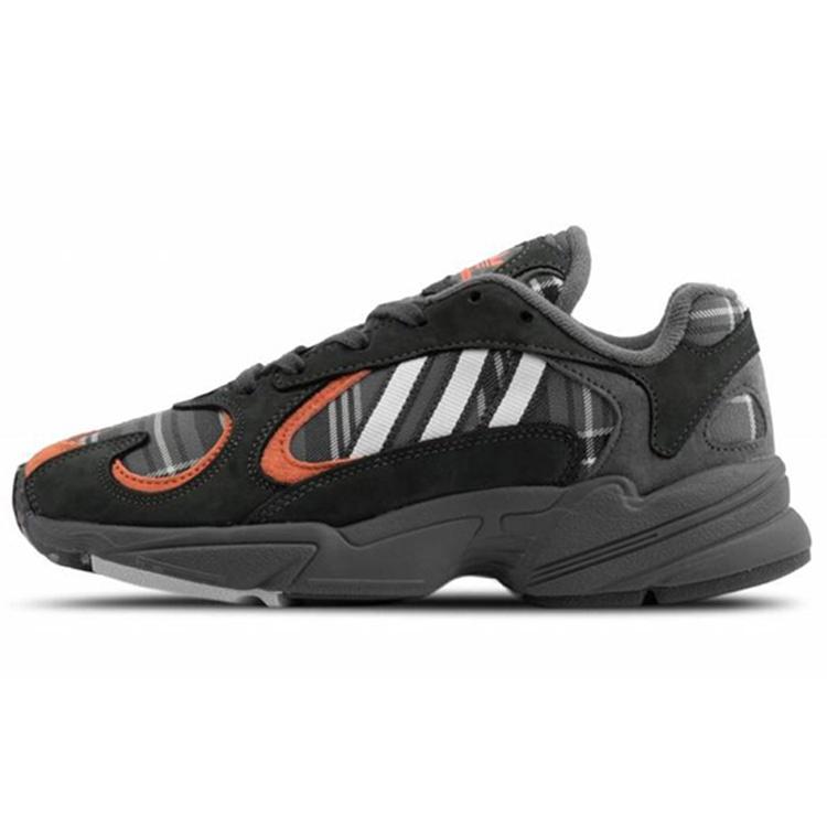 adidas Yung-1 Orange Plaid Men s EF3967 EU 40