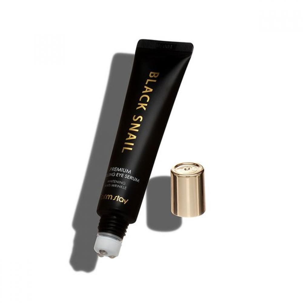 Farmstay Black Snail Premium Rolling Eye Serum 25ml