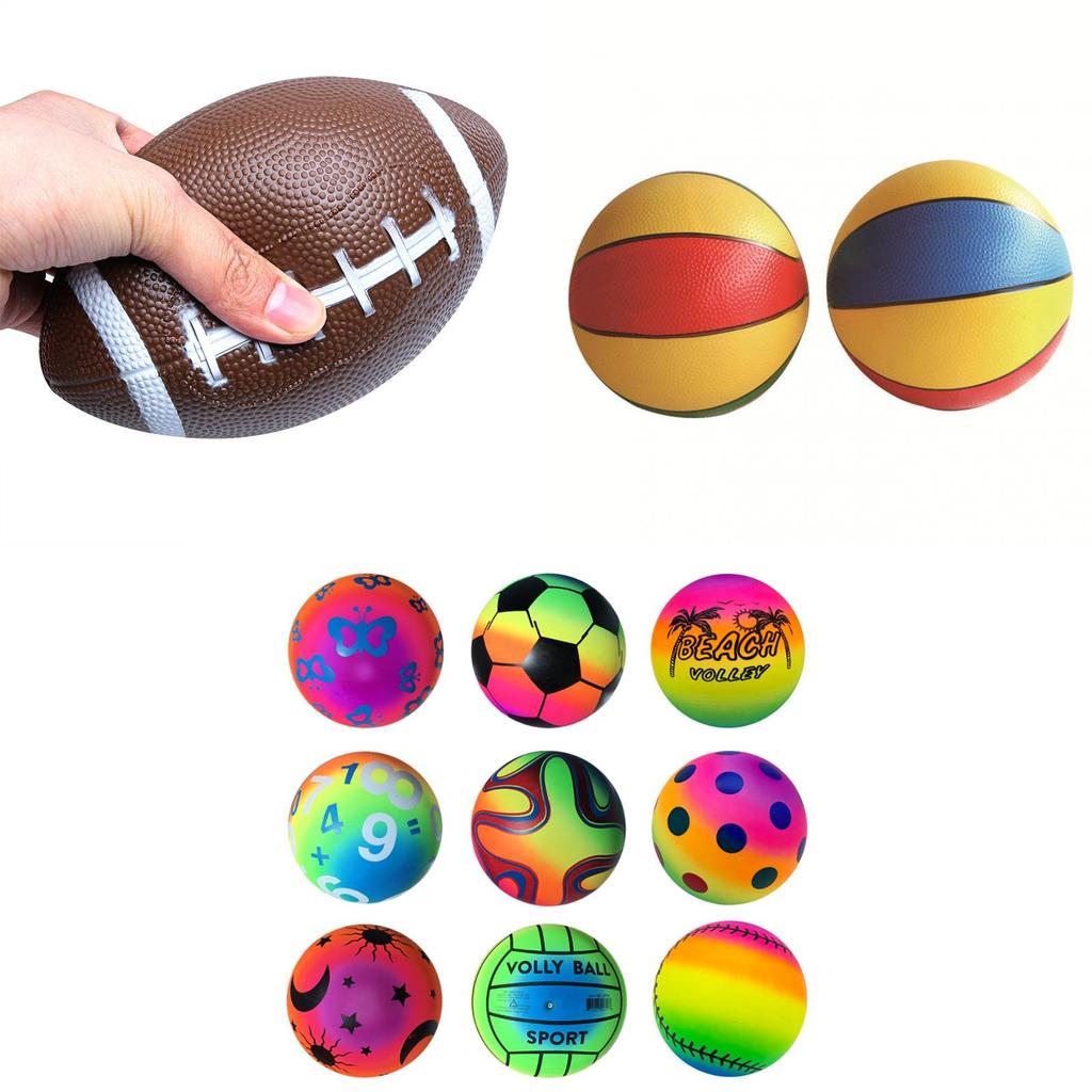 Aufblasbarer PVC-Spielball für Kindergartenkinder, interaktiver Sport im Innen- und Außenbereich, elastischer Ball