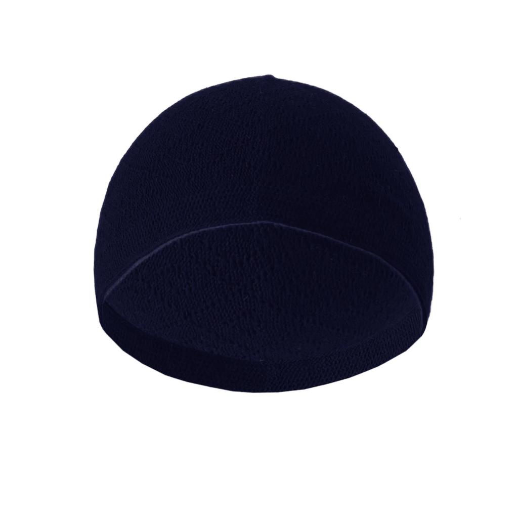 1Pc Men'S Lightweight Breathable Mesh Arab Prayer Hat Summer Mubarak Muslim Taqiyah Cap For Ramadaneid Casual Wear