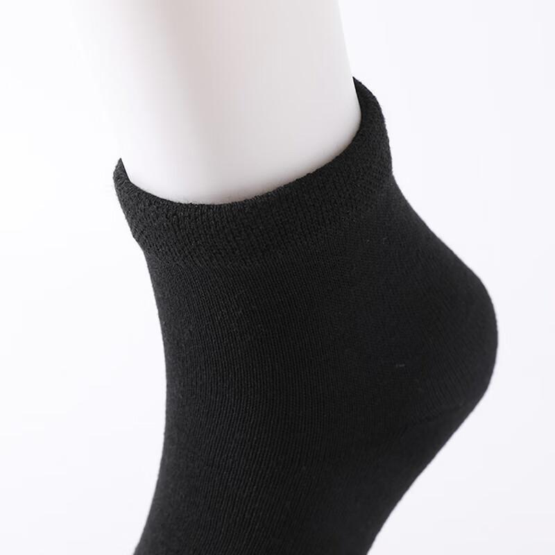 Etravel Disposable Socks Travel Portable Accessories for Men And Women Sweat-Absorbing All-Season Style Black 10 Pairs Pack