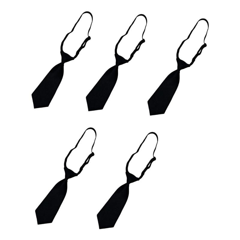

5pcs Stylish Bows Tie For children Wrinkles Resistant Polyester Business Attire Accessories For Professional Occasion