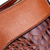 Női Luxus Kézitáskák Női Táskák Designer Crossbody táskák Női krokodil PU bőr kézitáska Női válltáska Retro kézitáska