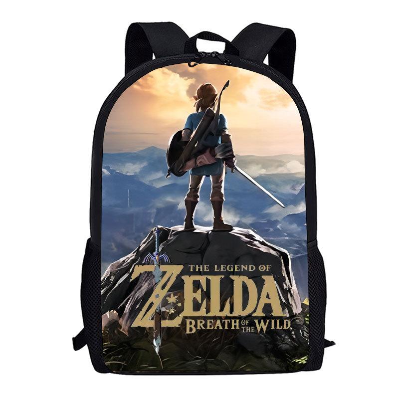 Legend Of Zelda Backpack Breath Of The Wild Game Student School Bag 3D Printed Backpack Cartoon