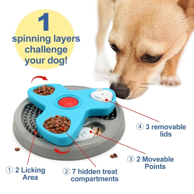Durability Slow Feeders Bowl Regulable Dog Slow Feeders Comfortable Cats Bowl for Slow Eating