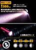 GORIX Bicycle Light with USB and Bright LED Light Charging, Waterproof, (GX-FL1579) (Black)