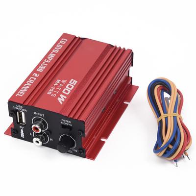 14V 500W Auto Auto Stereo Audio Leistungsverstärker - 2-Kanal Bass Subwoofer Verstärker