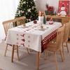 25 Polyester Printed Christmas Christmas Deer Tablecloth Decorative Coffee Table Tablecloth Waterproof Table Cloth