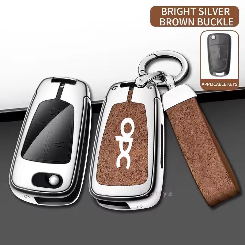 Car TPU Zinc Alloy Key Case Bag For Opel OPC Insignia Astra J H Vectra Combo Corsa D Mokka Zafira Car Key Chain Metal Key Shell