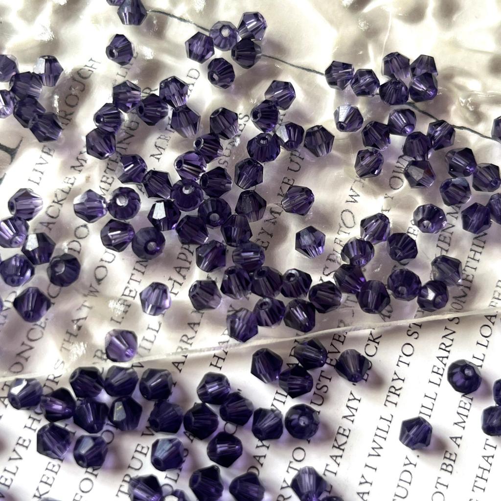 4mm Rhombus Loose Beads for DIY Jewelry: Bracelets, Necklaces, Earrings