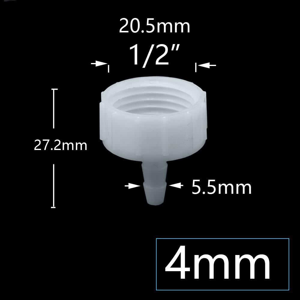 

1/2 3/4 Женский на 4/6/8/10/12/14/16/20/25 мм шланговый штуцер соединитель водопроводная труба ПЭ пластиковый трубный адаптер муфта 1 шт.