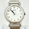 Used [New Battery] SEIKO Ladies Watch Silver 4N21-0052 631483 Genuine Belt