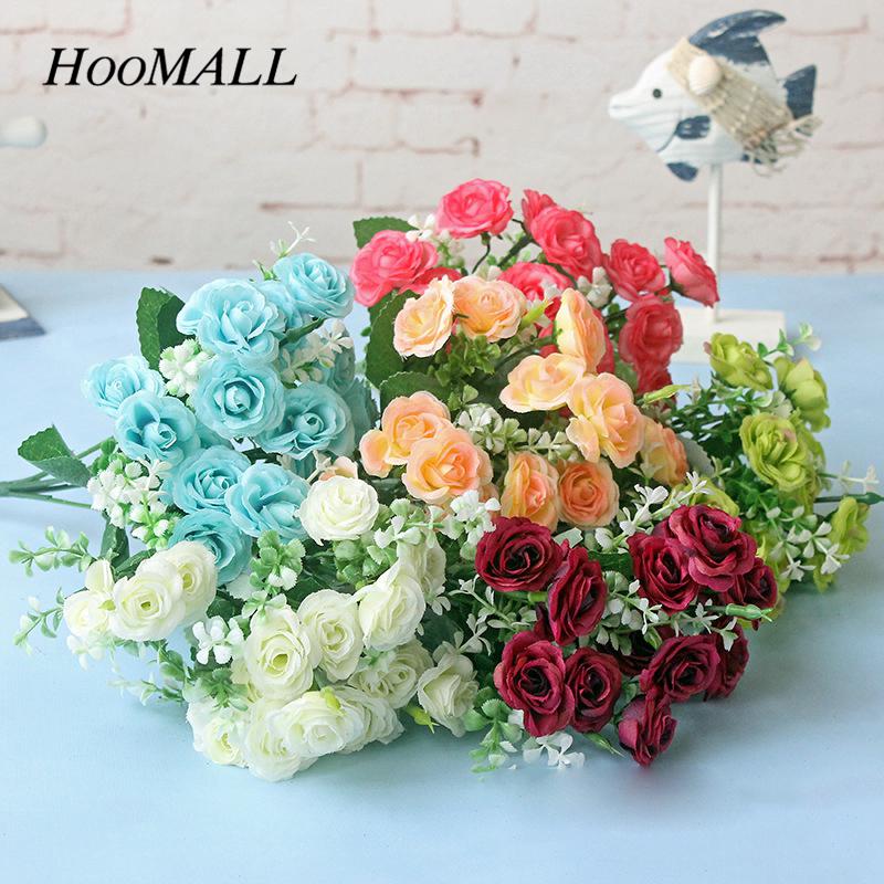 Buy Home Decoration Accessories Artificial Silk Rose Flower Gift at
