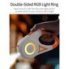 ROJECO 5M Retractable Dog Leash Automatic LED Light Luminous Roulette Leash Rope For Dogs Adjustable Pets Dog Walk Running Leads