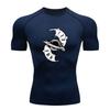 Men's Quick Dry Compression Workout T-Shirt, Steampunk Clock