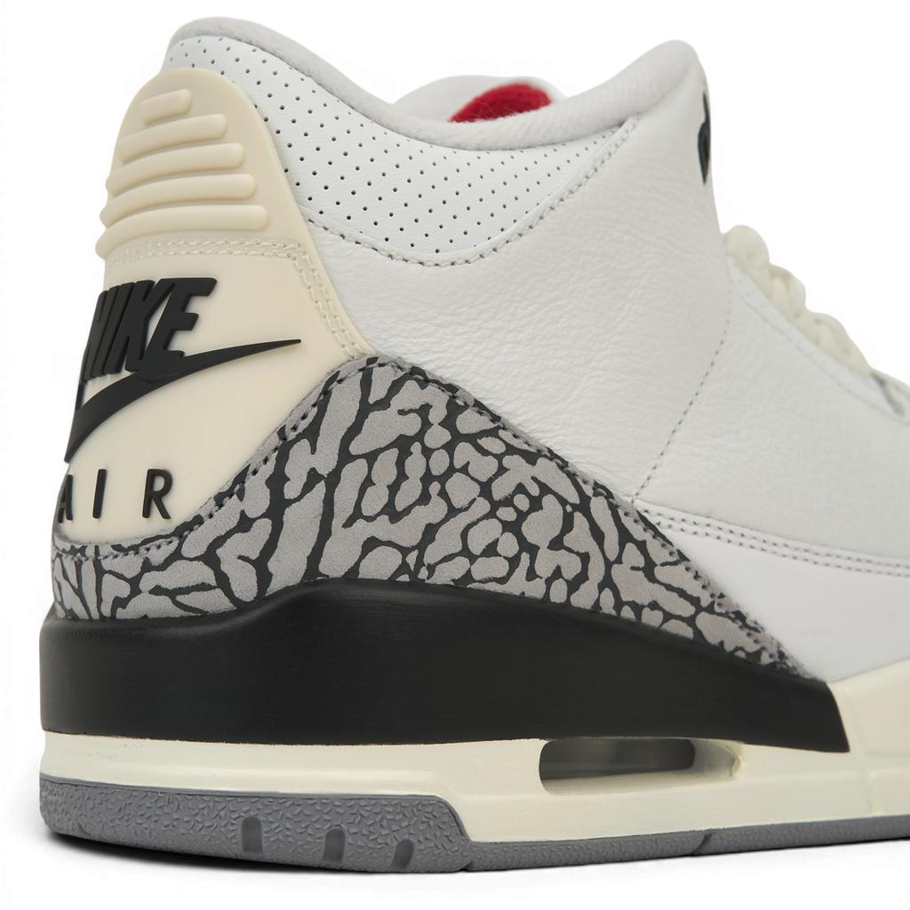 Air Jordan 3 Retro White Cement Reimagined Unisex Sneakers Summit-White Fire-Red Black DN3707-100