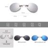 1PC Clip On Nose Glasses Round Rimless Matrix Morpheus Sunglasses Mini Frameless Vintage Men Eyeglasses UV400