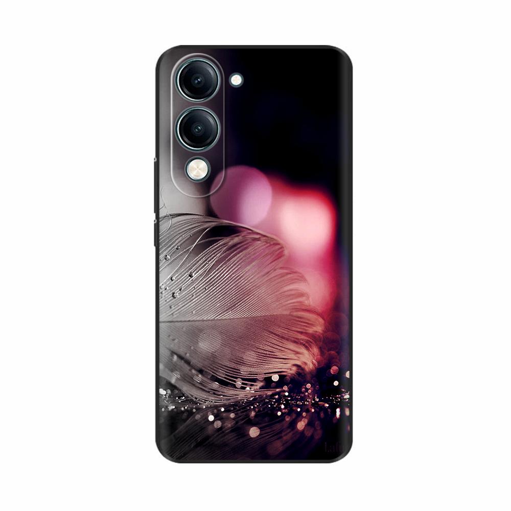 For Vivo Y19 Case 1915 Soft TPU Luxury Cute Silicone Case Bumper Back Phone Cover Coque For Vivo Y19s 2025 Cases V2419 Fundas