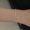 925 Silver Oval Point Chain Bracelet