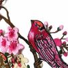 1PC Cloth Stickers For Cheongsam Plum Blossom DIY Water-soluble Sewing Accessories Applique Patch Embroidery Flower Dancing Bird