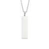 Geometric European & American Style Stainless Steel Bar Pendant Necklace