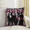 Depeche-Mode Singer Star Cushion Cover Polyester Sofa Cushions Decorative Throw Pillows Home Decoration Pillowcover