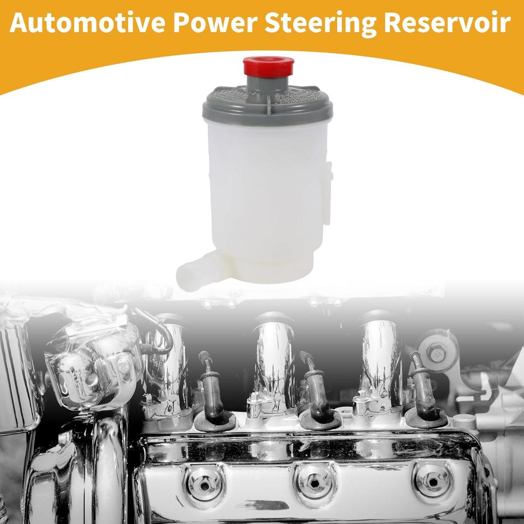 Power Steering Reservoir - No.53701S87A01 Car Automotive Power Steering Tank - for Honda Odyssey 1999-2004 Plastic White - 1 Pc