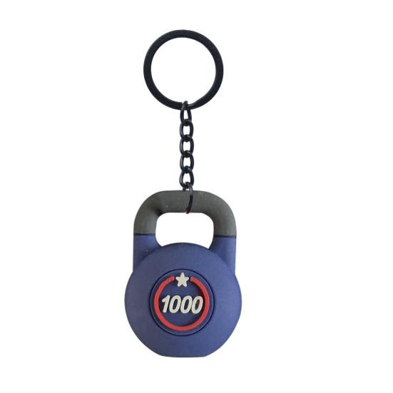 Sports Keychain Pendant Decorative Kettlebell Dumbbell Design Keyring Car Keys Bags Backpacks Accessory