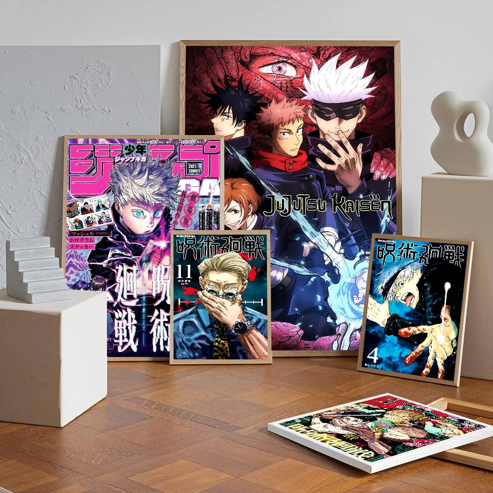 Anime J-Jujutsu K-Kaisen Good Quality Prints and Posters Waterproof Paper Sticker Coffee House Bar Posters Wall Stickers