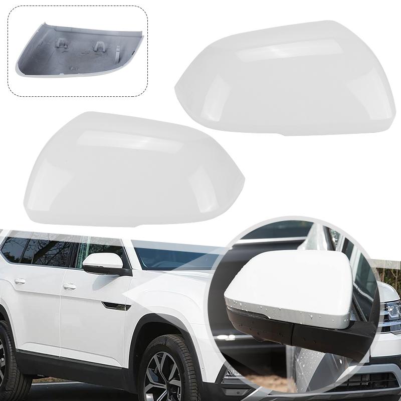 Left Right Rearview Mirror Cover For VW Atlas 2018 -2025 Side Wing Mirror Cap Repalcement Accessories